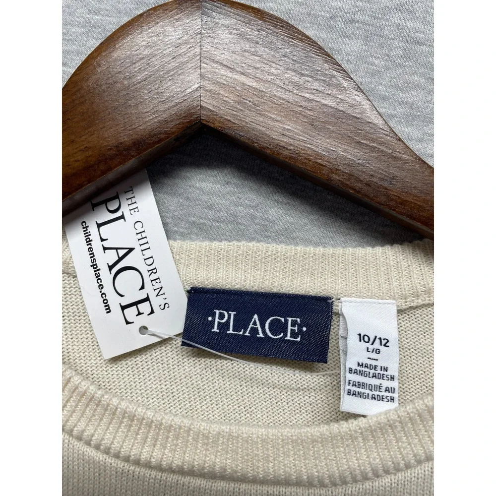 The Children's Place Sweater Boys Large (10/12) Multicolor Colorblock Tight Knit